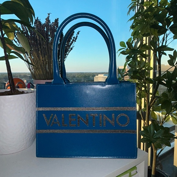 Valentino Blue Handbag - Picture 1 of 8